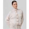 SURKANA WOMAN funnel neck cardigan OFF WHITE