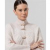 SURKANA WOMAN funnel neck cardigan OFF WHITE